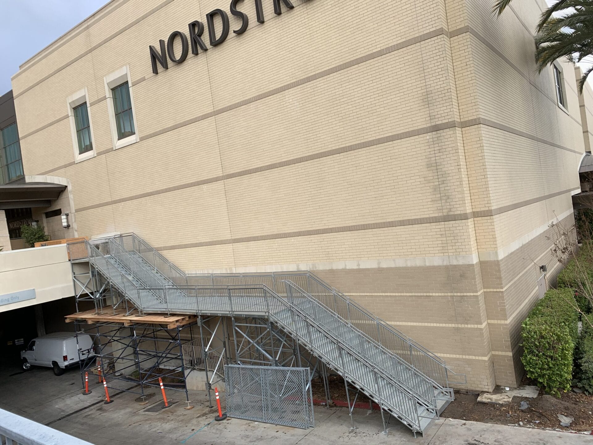 A building with some stairs going up it